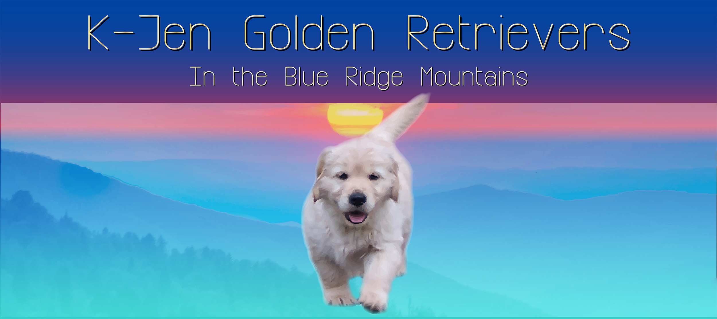 k-jen golden retrievers breeder in north carolina website header